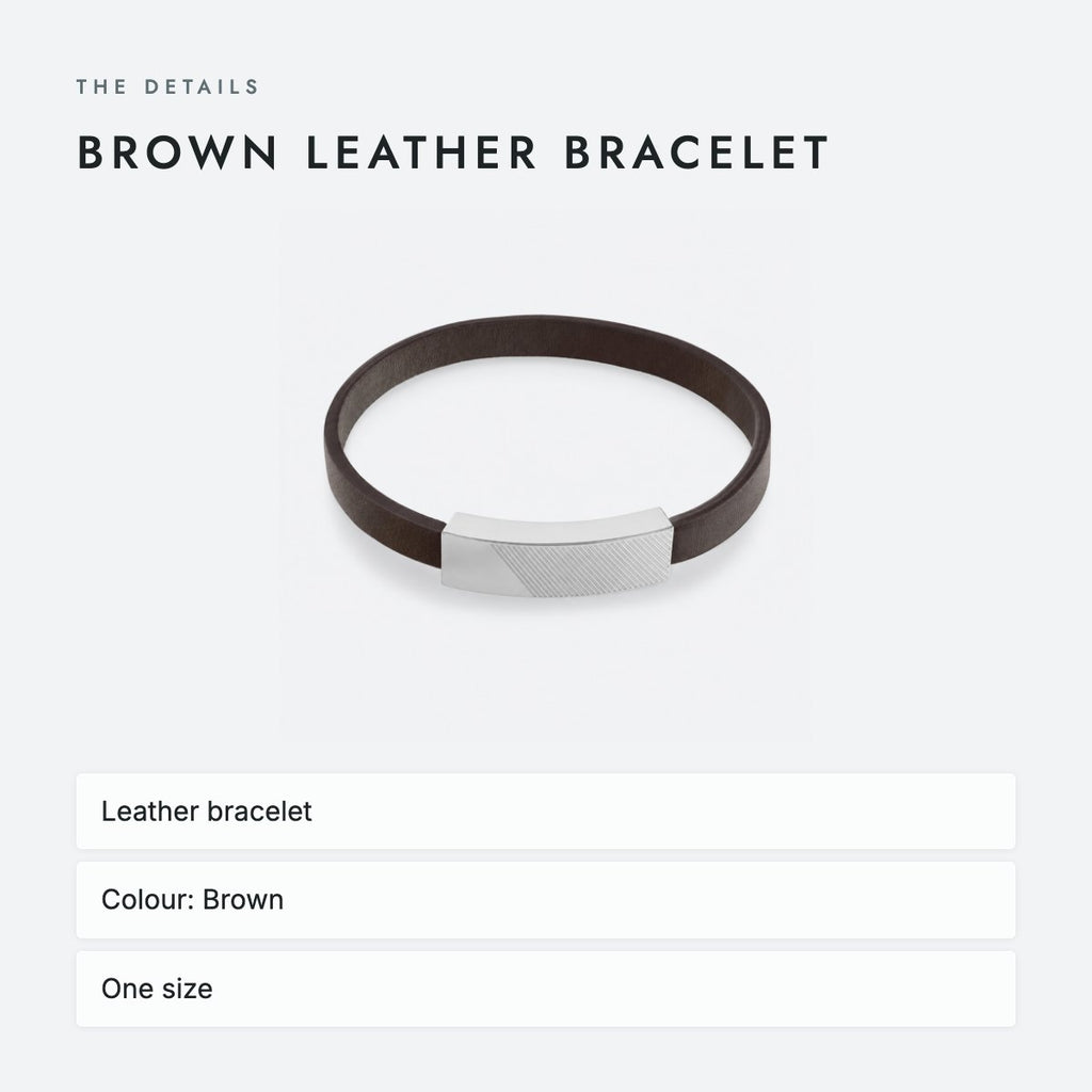 Brown Leather Bracelet, photo 4