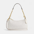 White and Chalk Coated Canvas Shoulder Bag, photo 1