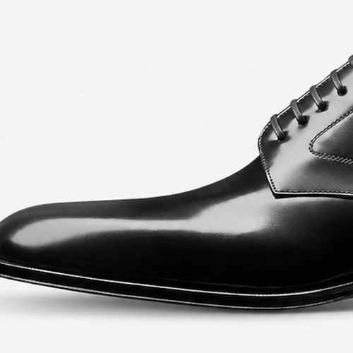 Black Calfskin Derby Shoes, photo 2