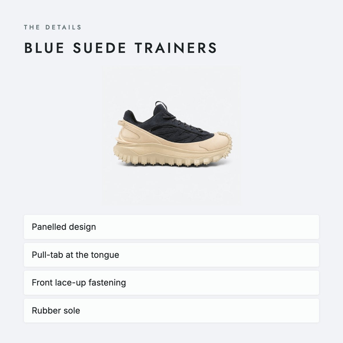 Blue Suede Trainers, photo 4