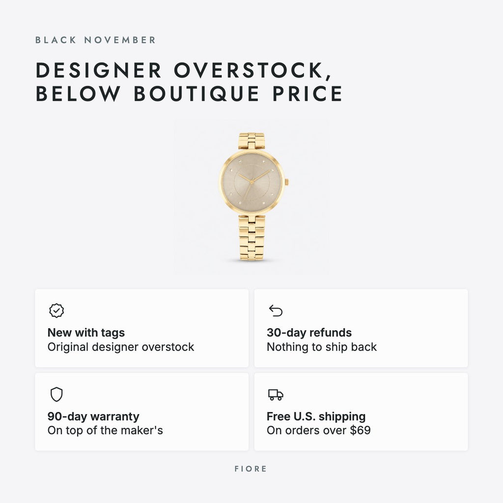 Gold Stainless Steel Watch, photo 5