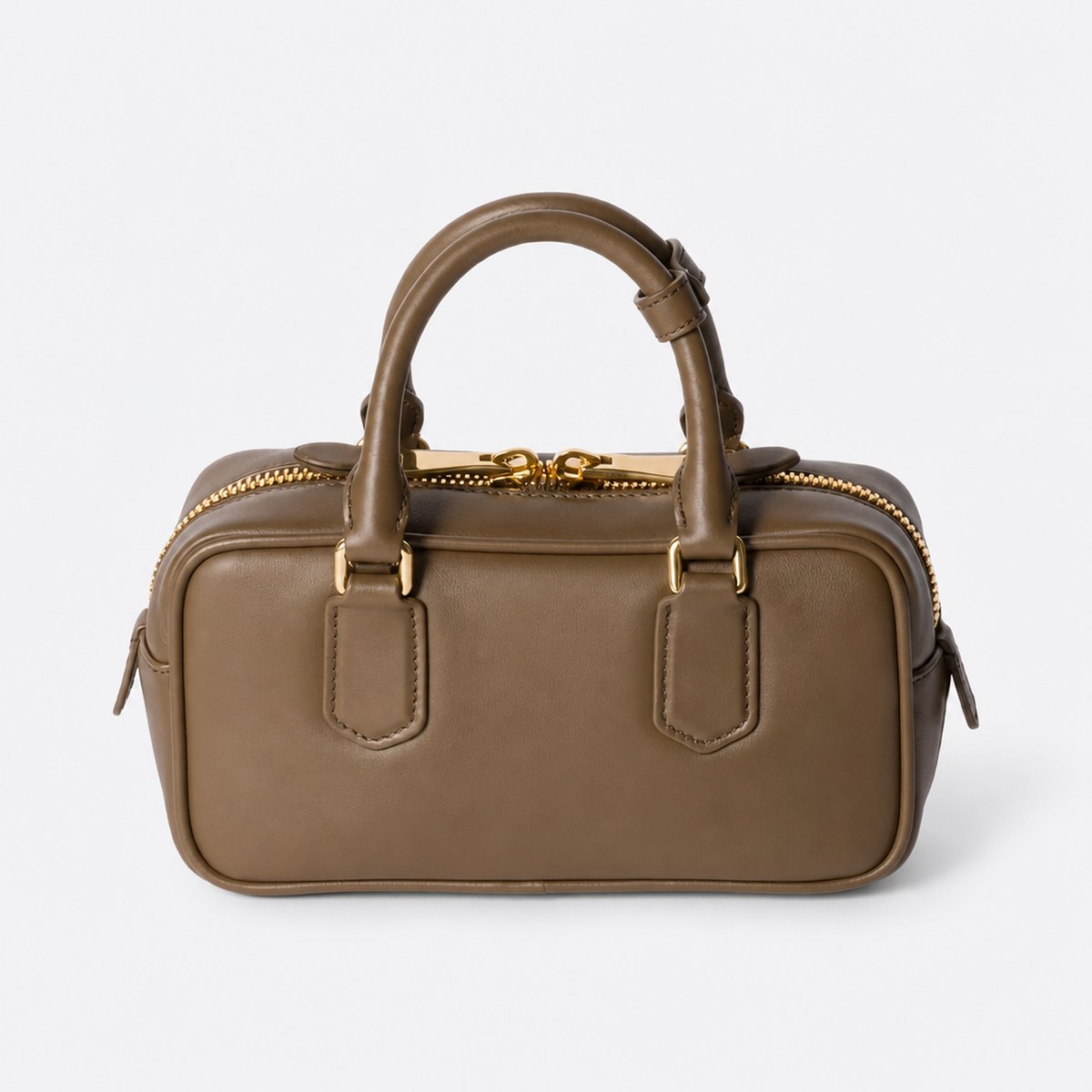 Tundra Padded Leather Top-Handle Bag, photo 1