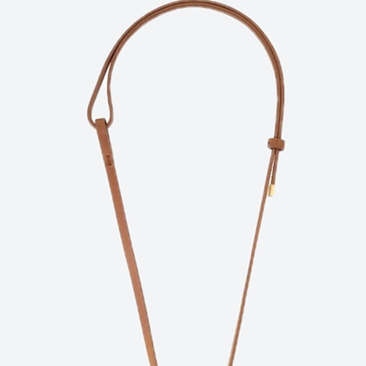 Gold Leather Necklace, photo 2