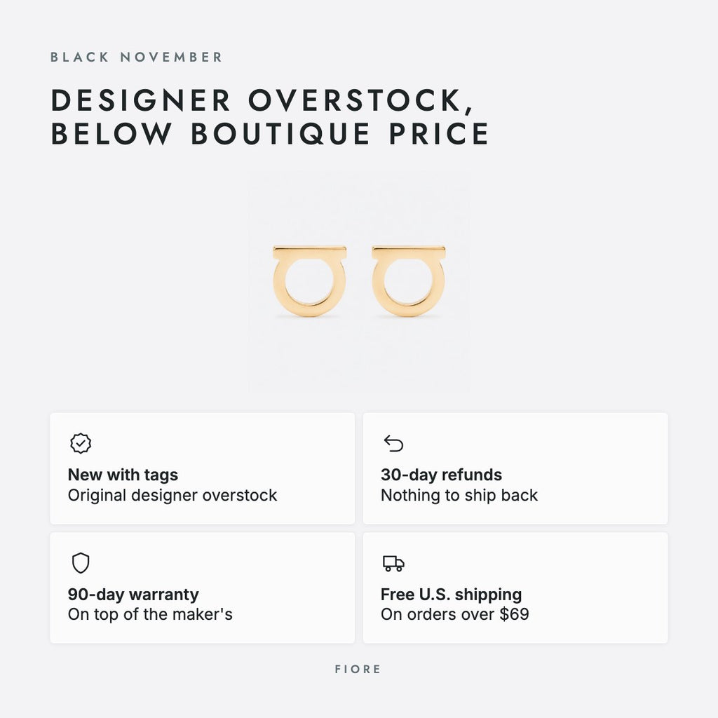 Gold-Tone Open-Ring Stud Earrings, photo 5