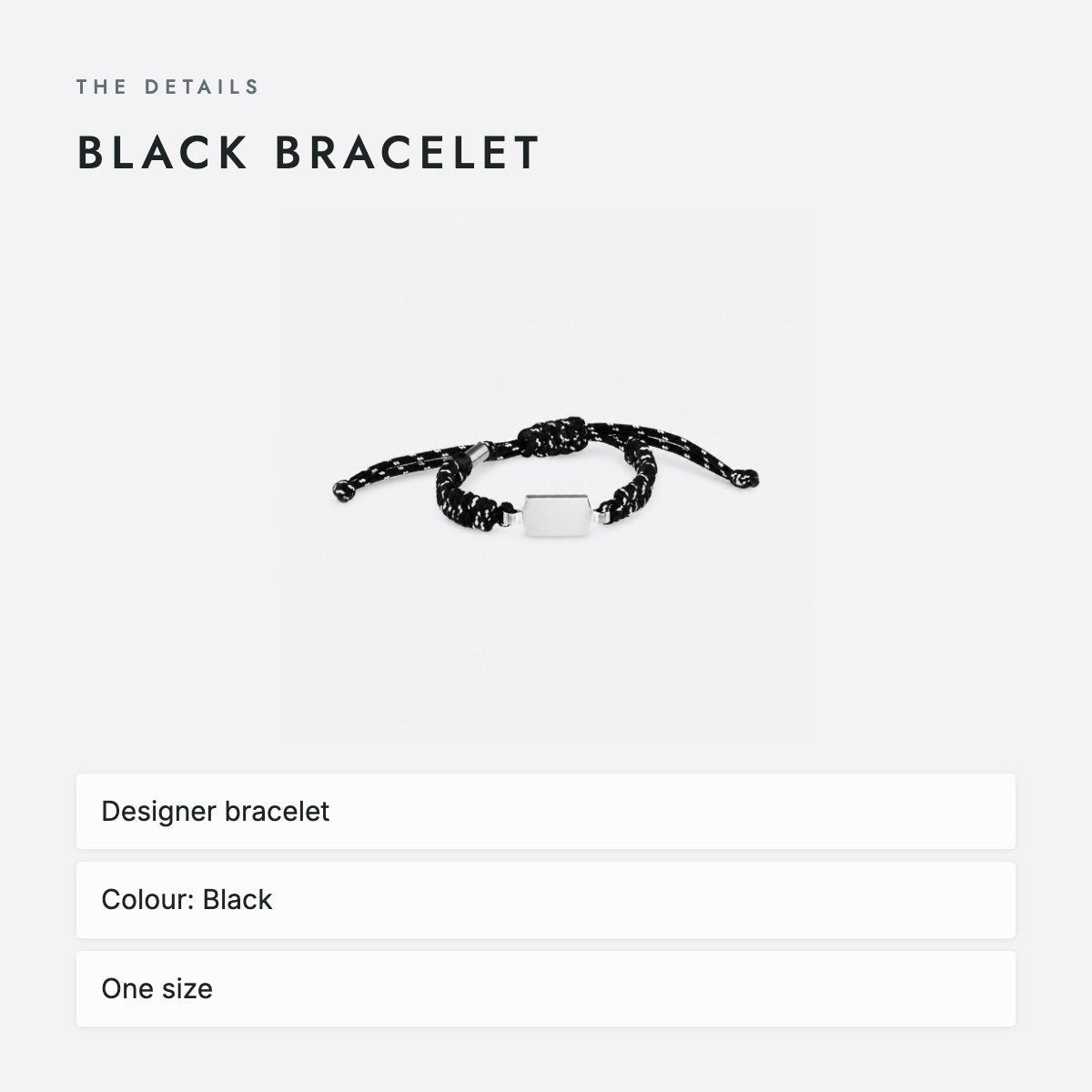 Black Bracelet, photo 4