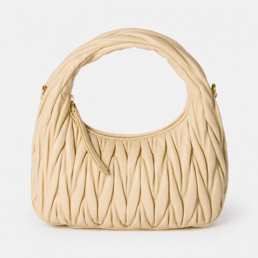 Soy Green Quilted Leather Hobo Bag, photo 1