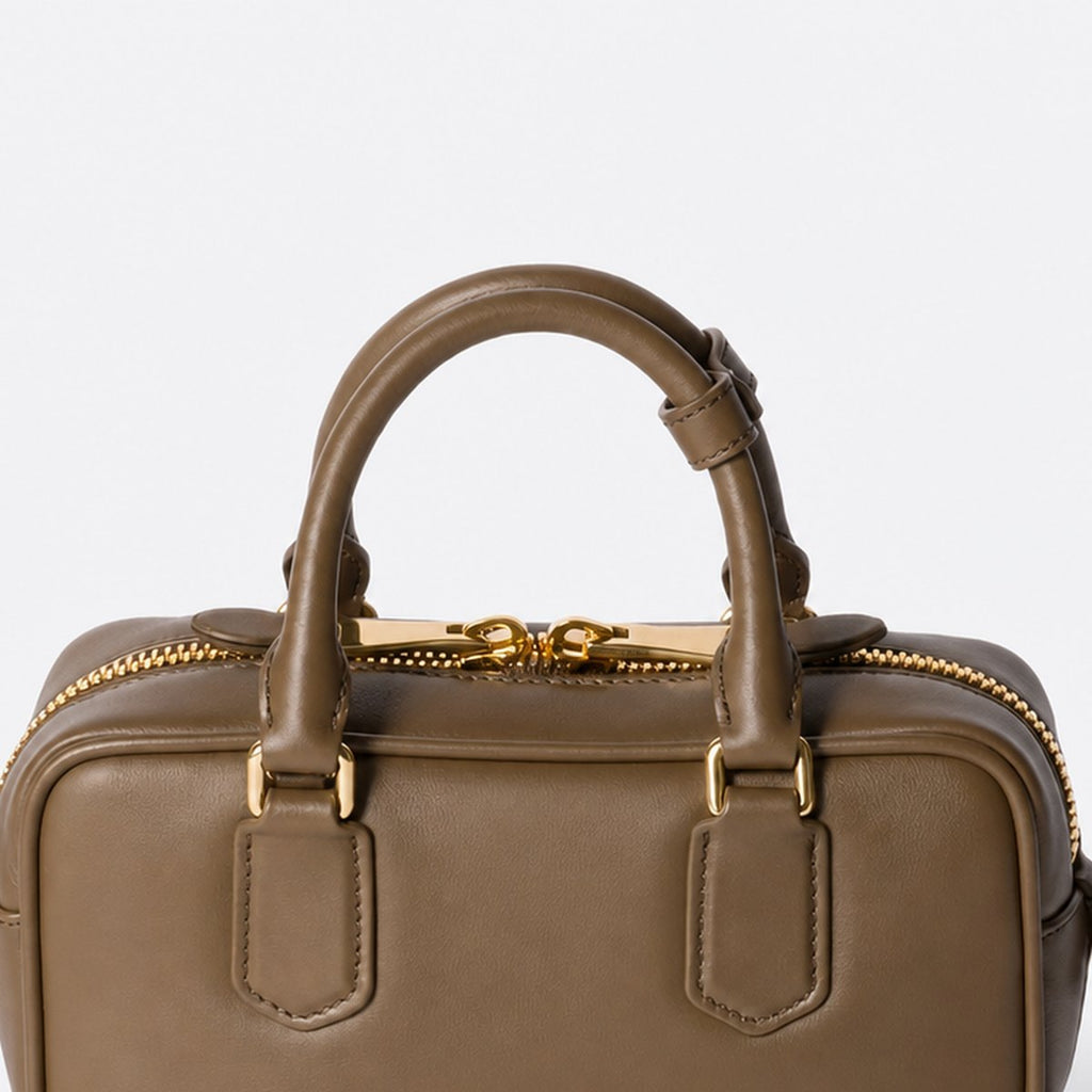 Tundra Padded Leather Top-Handle Bag, photo 2