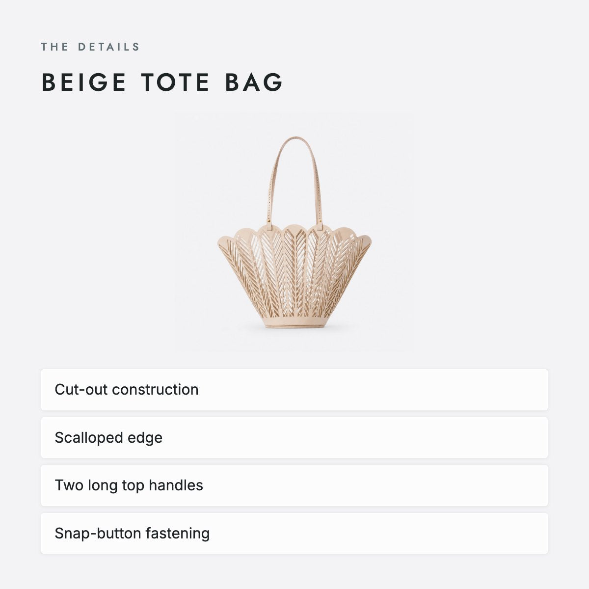 Beige Tote Bag, photo 4