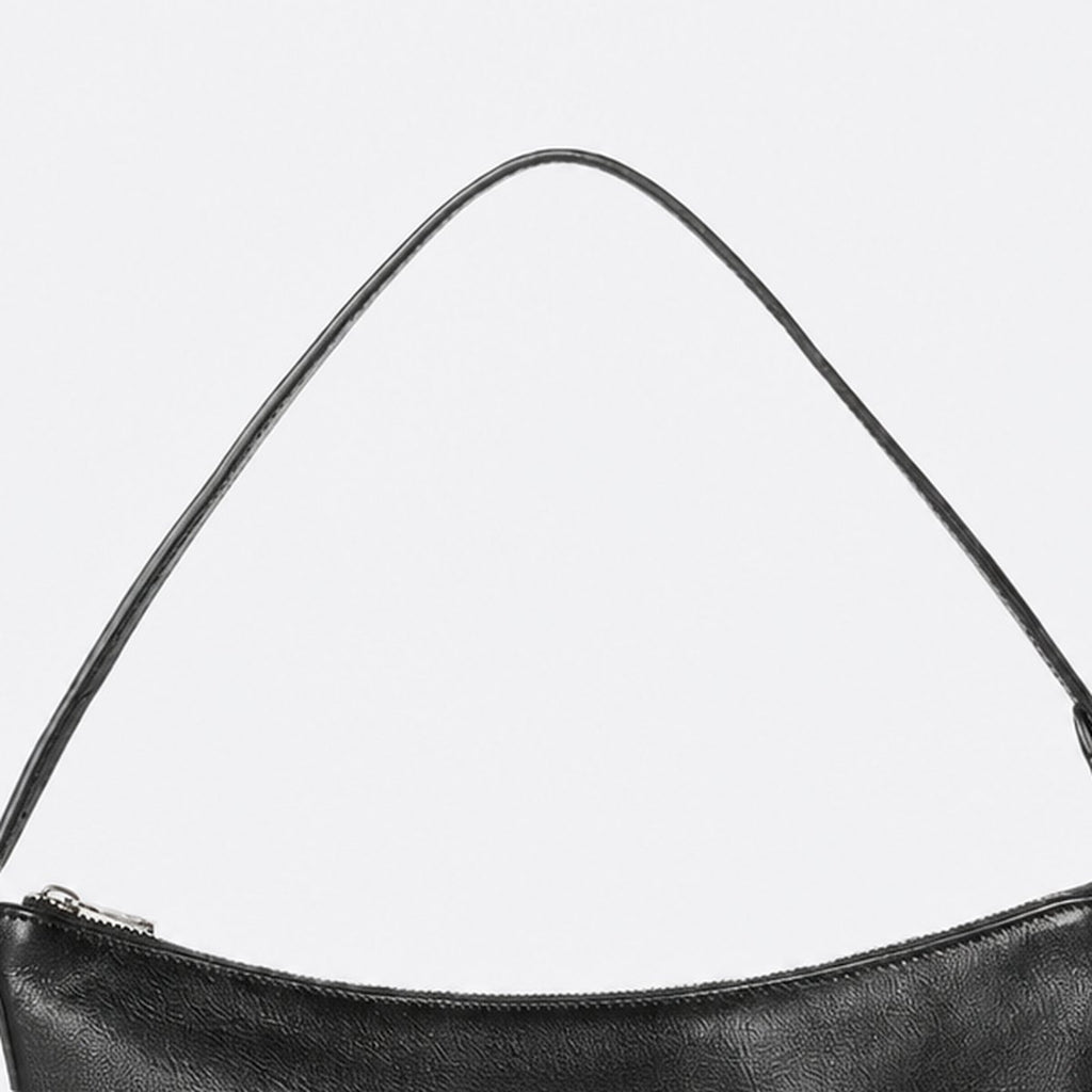 Black Leather Shoulder Bag, photo 2