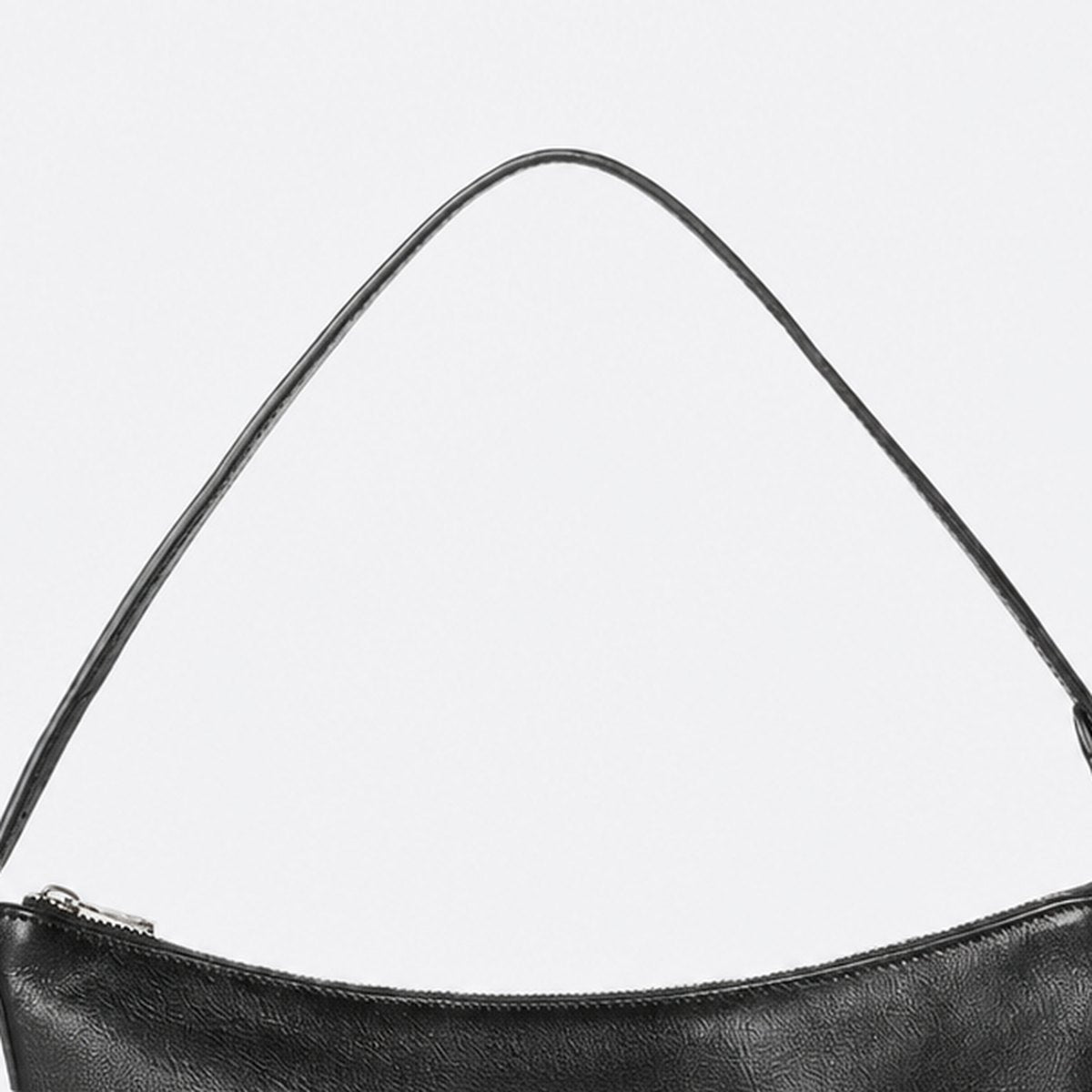 Black Leather Shoulder Bag, photo 2