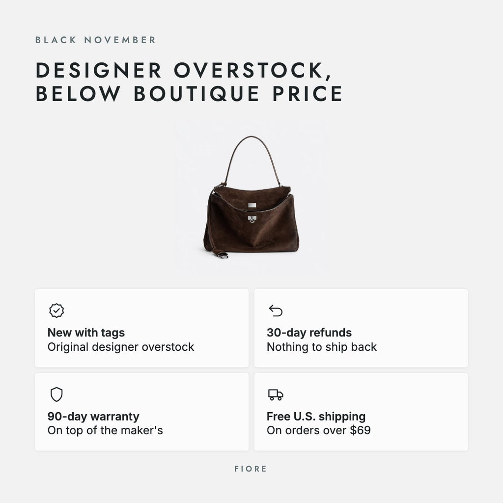 Dark Brown Suede Top-Handle Bag, photo 5