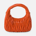 Orange Quilted Leather Hobo Bag, photo 1