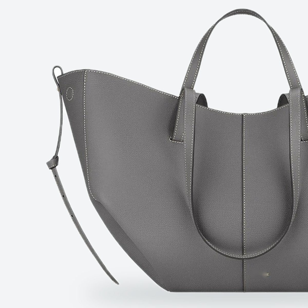Large Stone Textured Leather Tote, photo 2