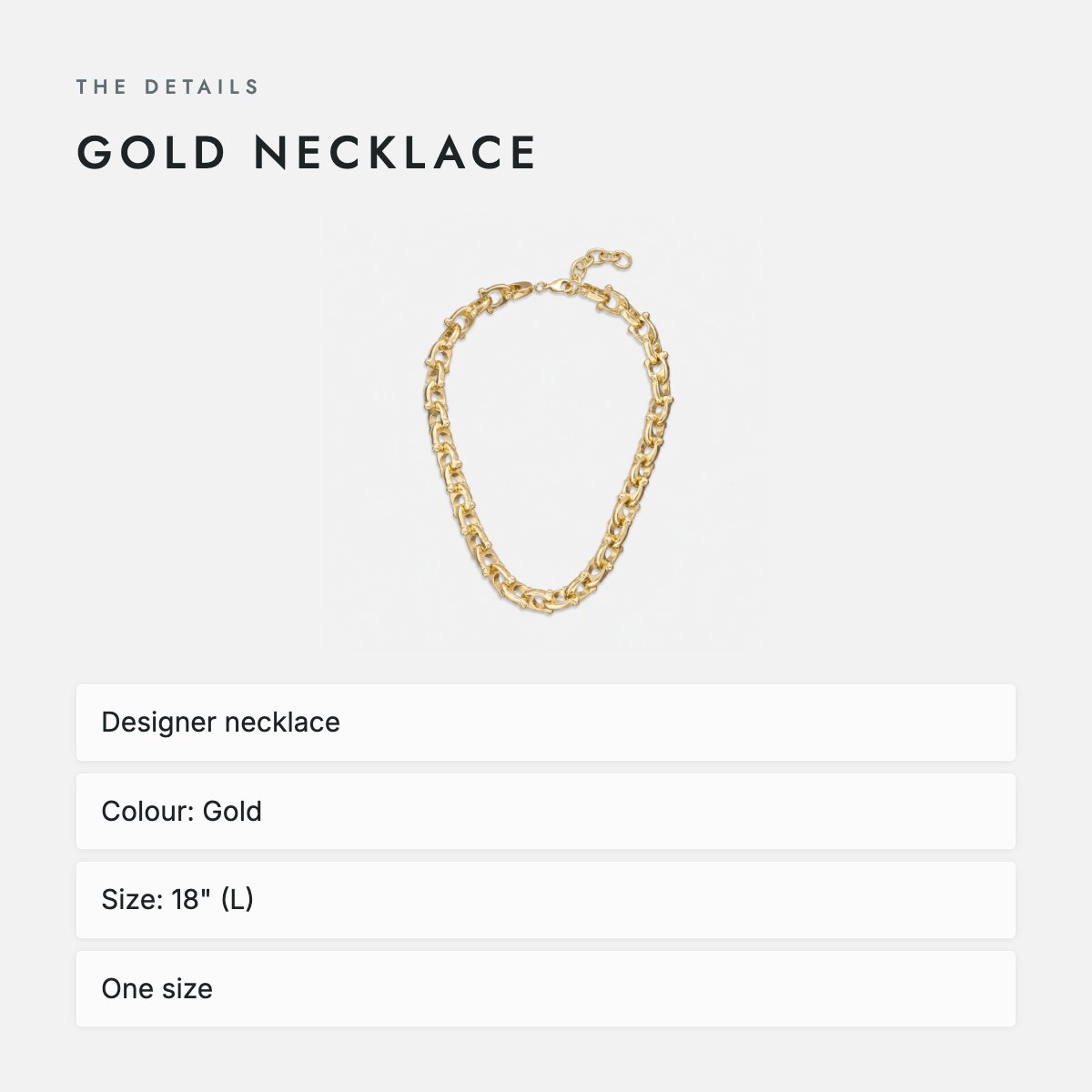 Gold Necklace, photo 4