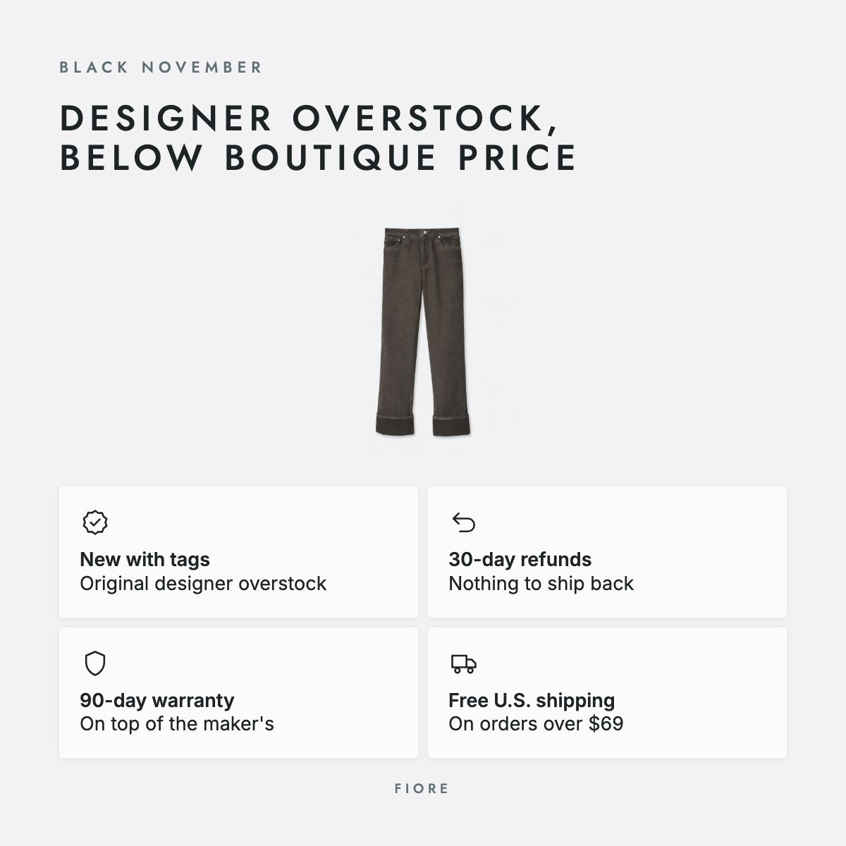 Dark Grey Washed Wide-Leg Jeans, photo 5