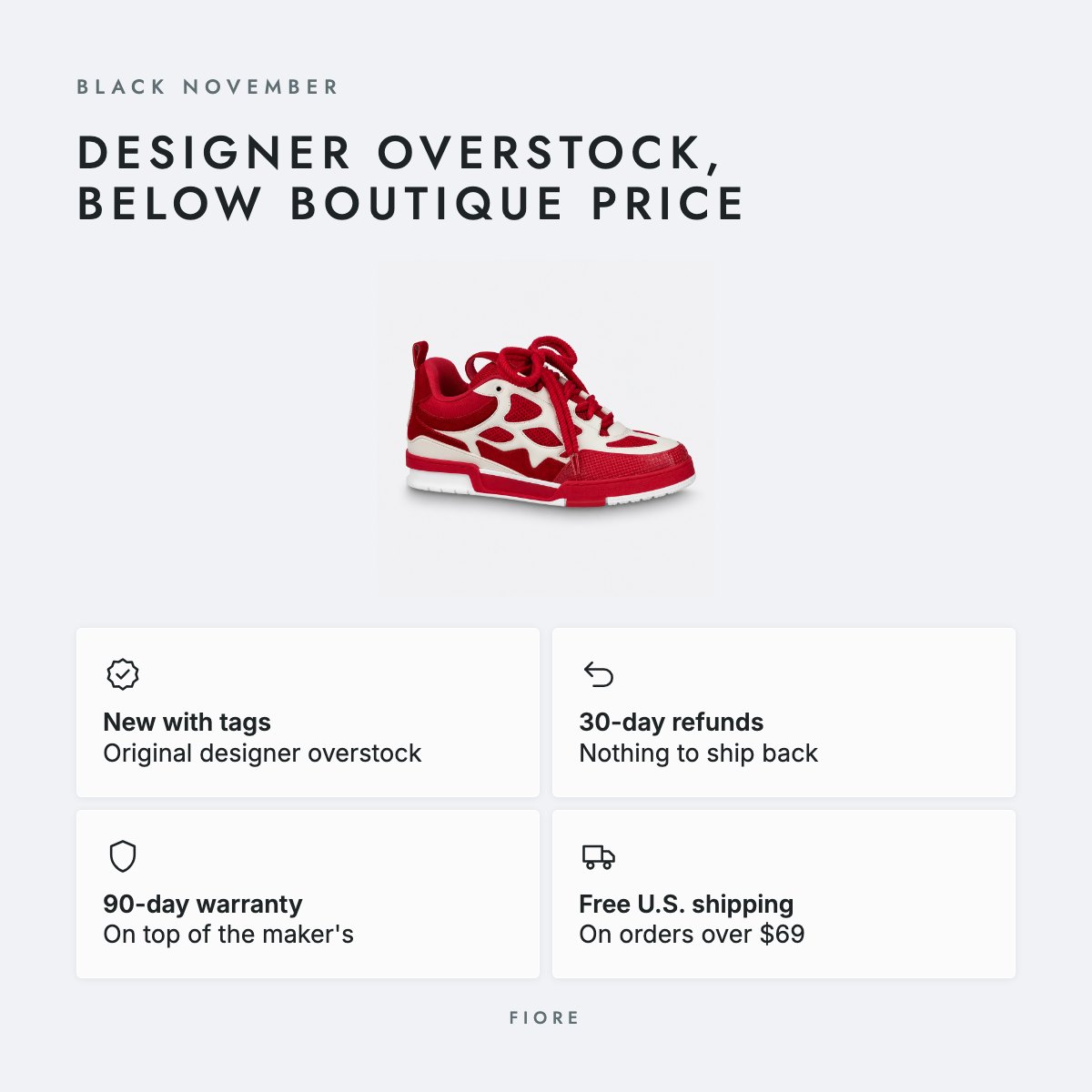 Red and Cream Mesh and Leather Sneakers, photo 5