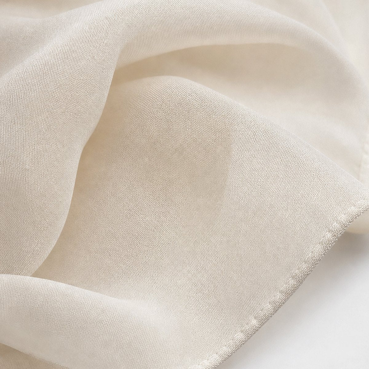 Cream Silk Scarf, photo 2
