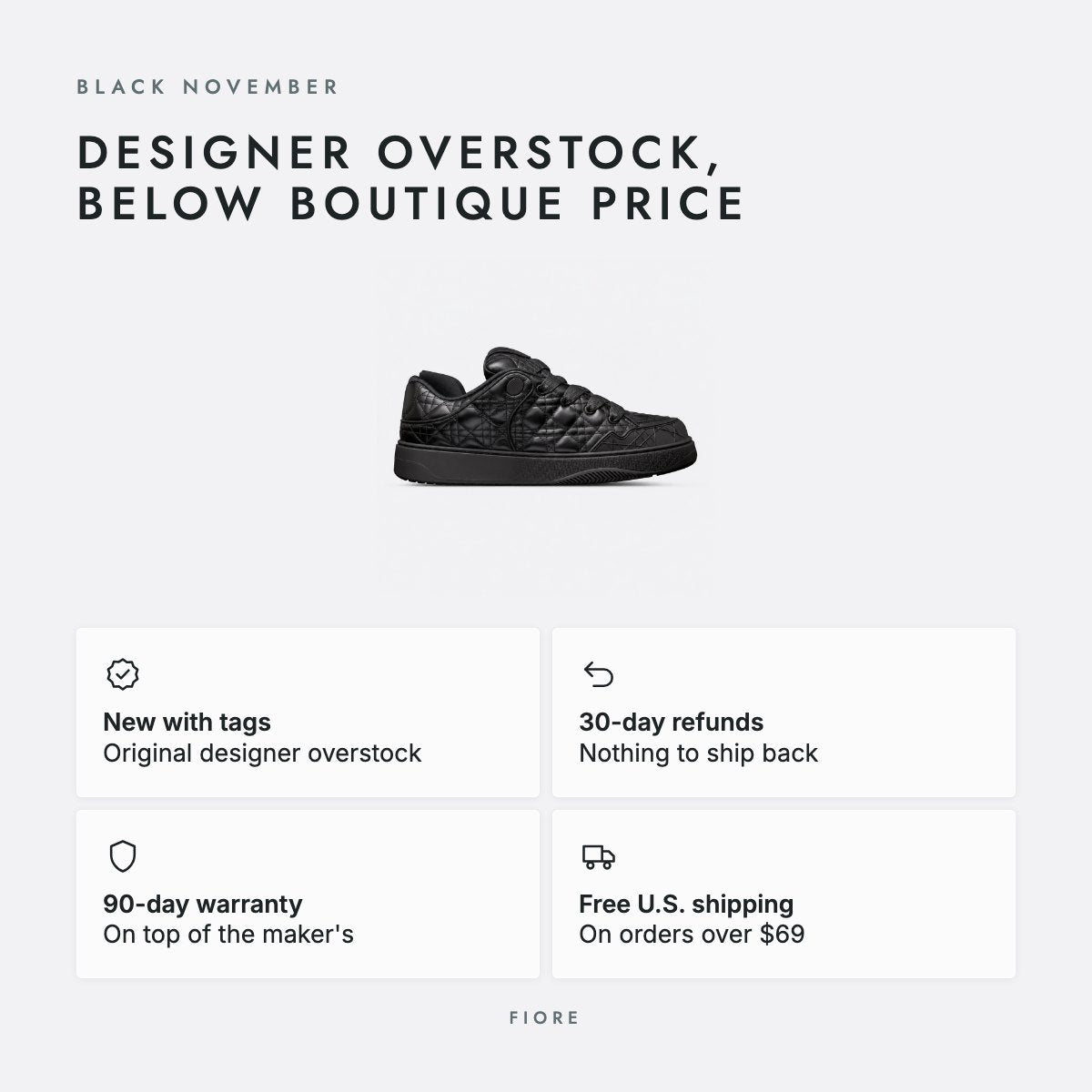 Black Quilted Calfskin Skate Sneakers, photo 5