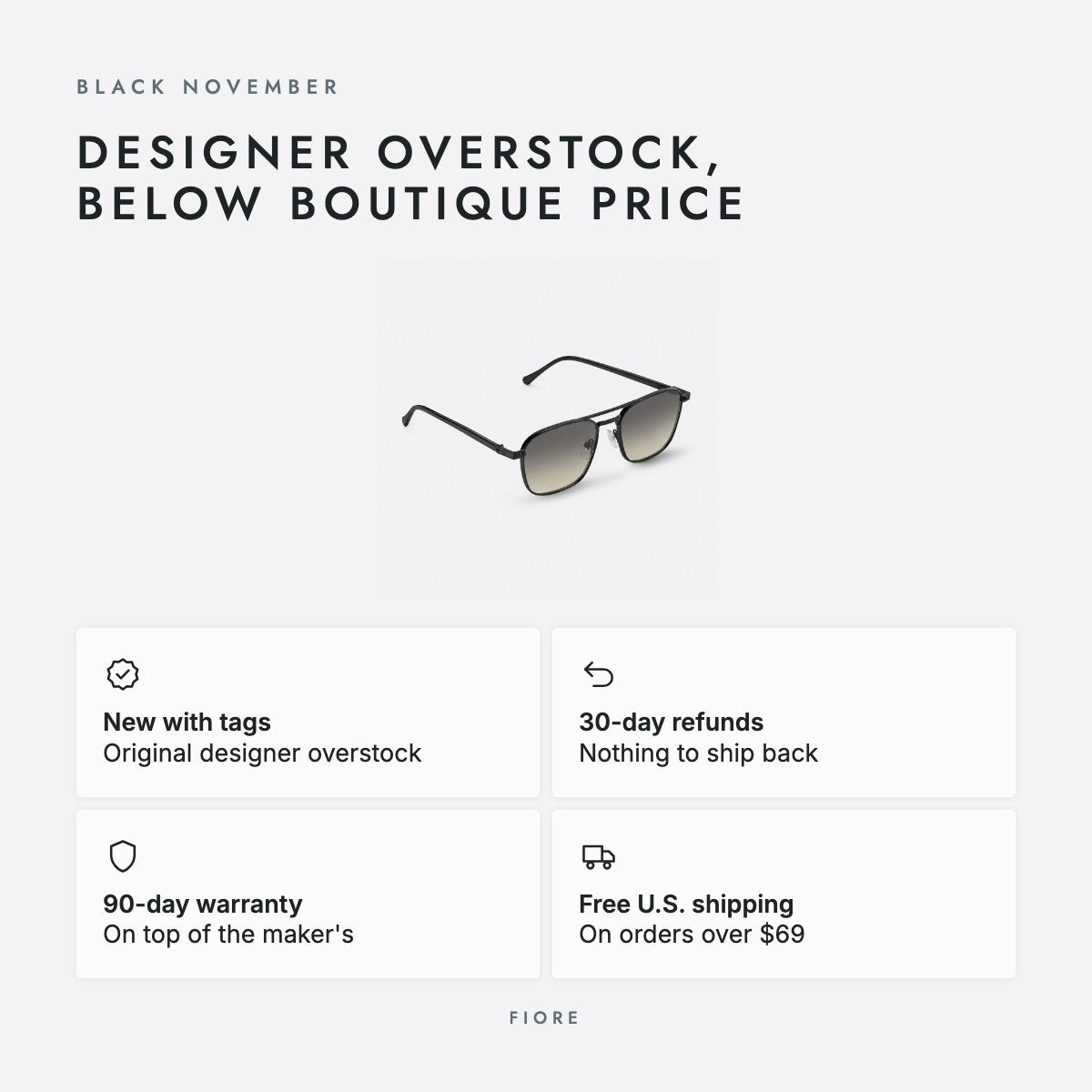 Black Acetate Sunglasses, photo 5