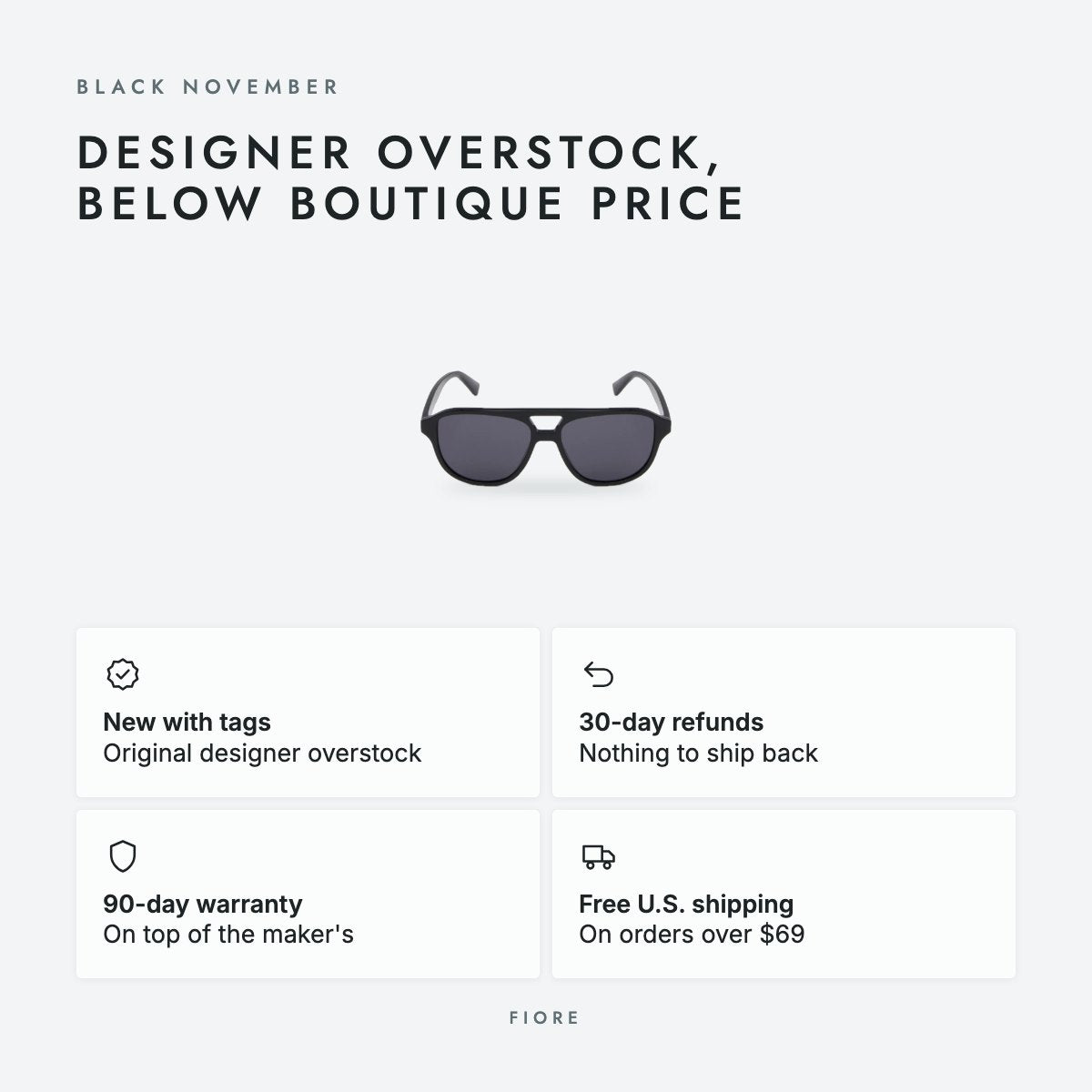 Black Acetate Sunglasses, photo 5