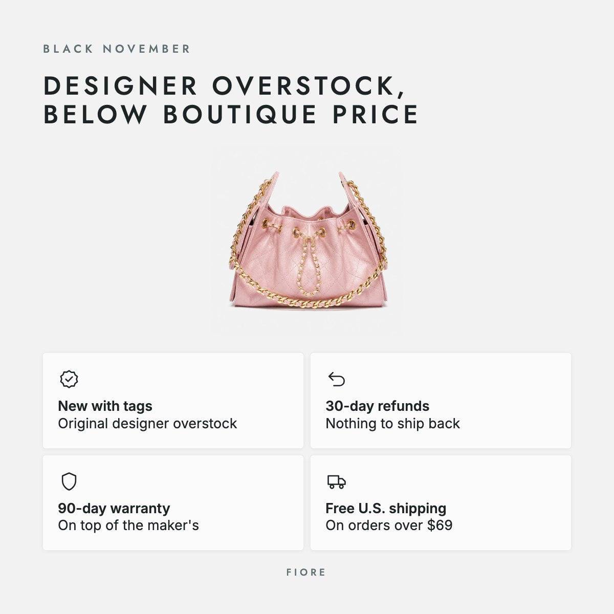 Light Pink Quilted Grained Calfskin Mini Drawstring Bag, photo 5