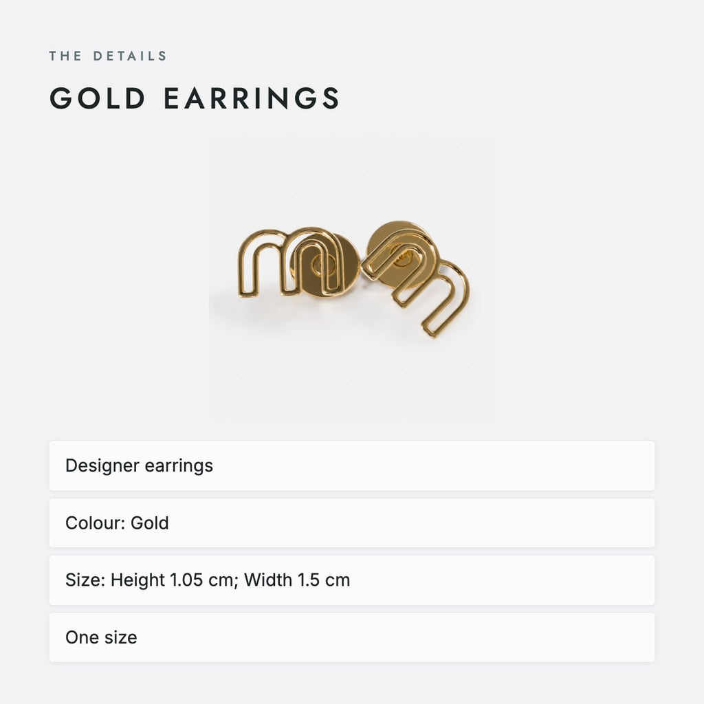 Gold Earrings, photo 4