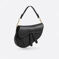 Small Black Grained Calfskin Top-Handle Bag, photo 1