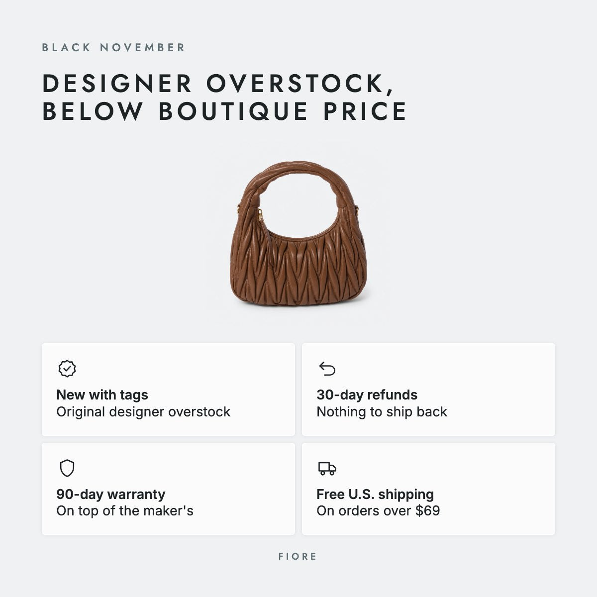 Cognac Quilted Leather Hobo Bag, photo 5