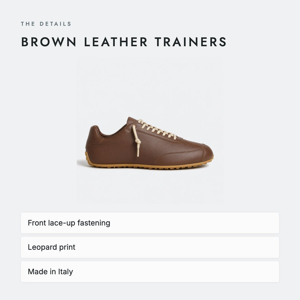 Brown Leather Trainers, photo 4