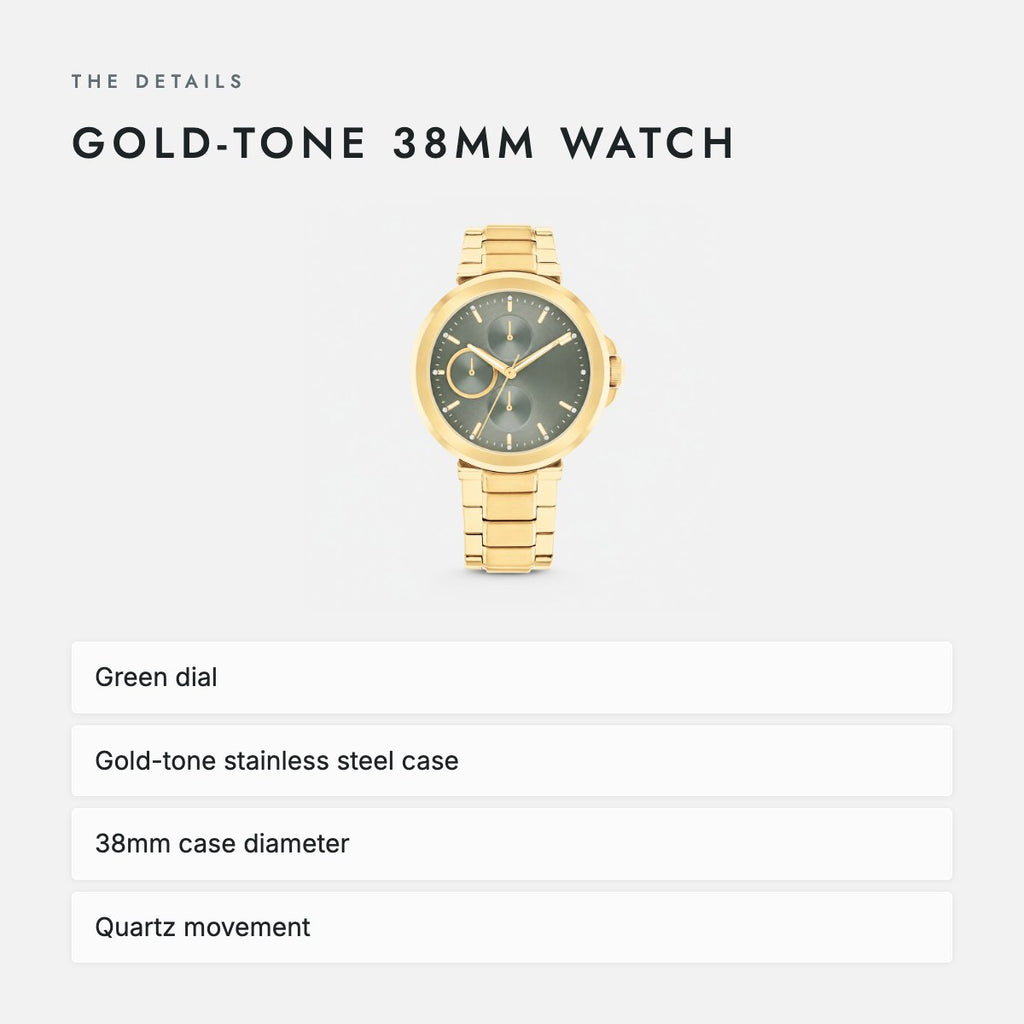 Gold-tone 38mm Watch, photo 4