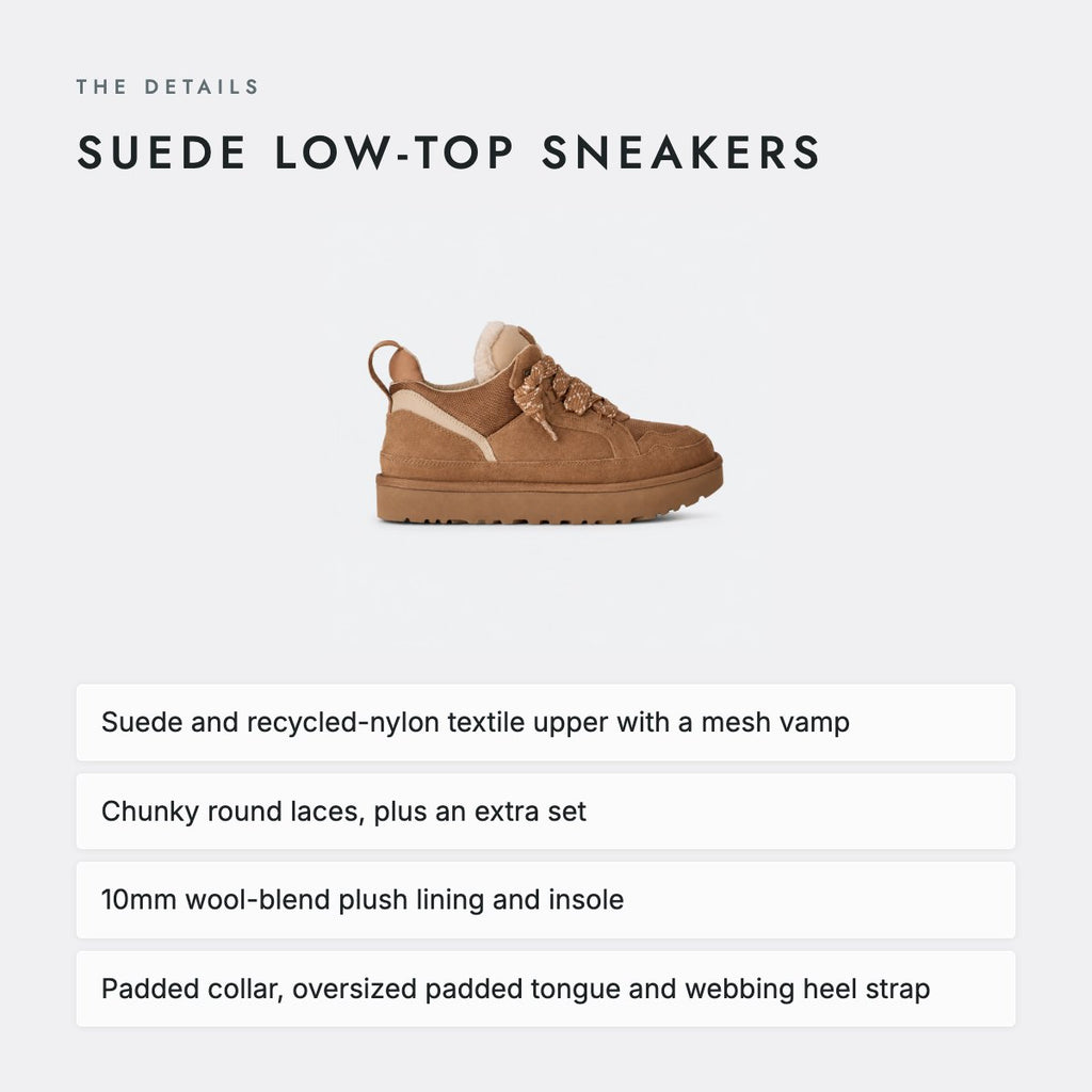 Suede Low-Top Sneakers, photo 4