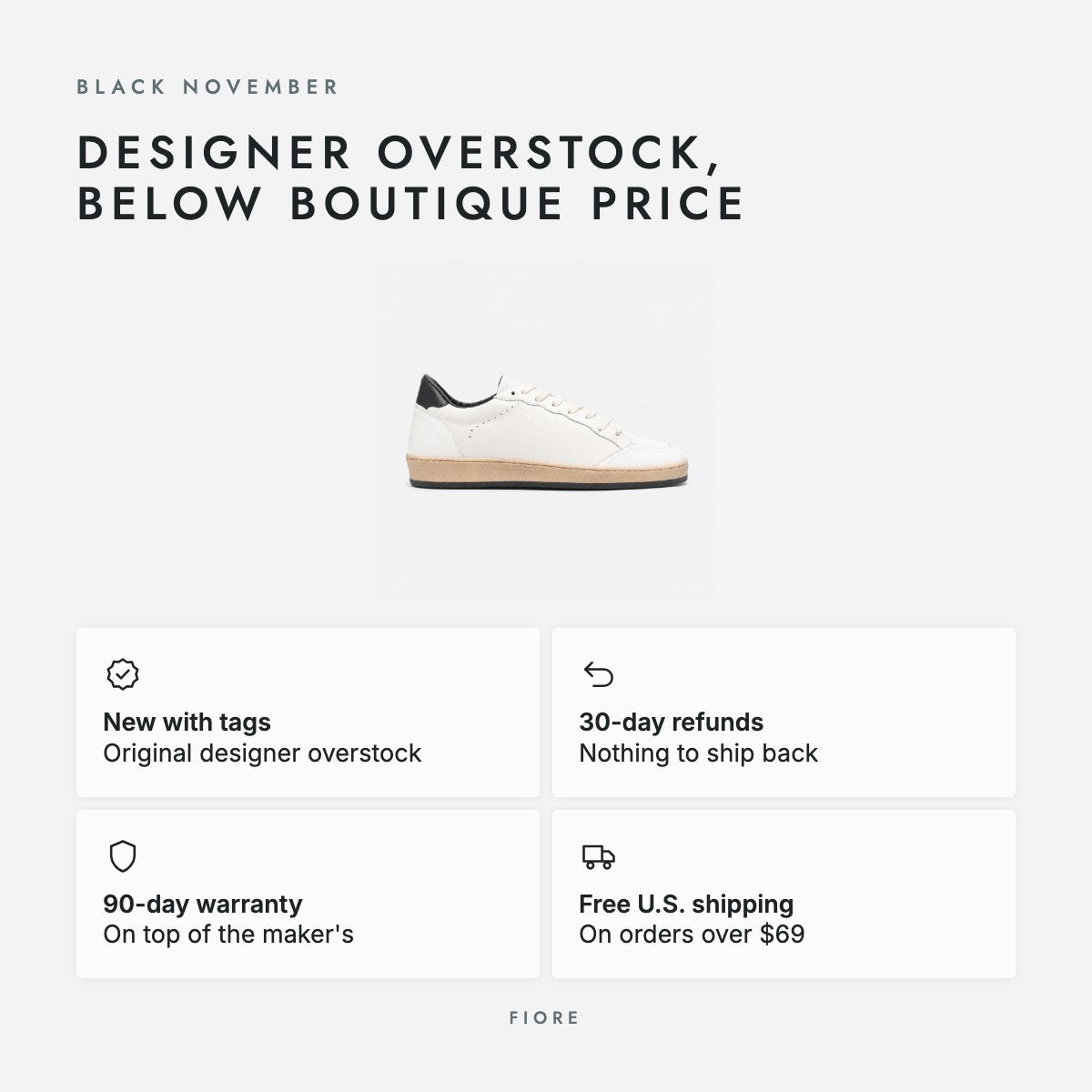 White Leather Sneakers with Black Star, photo 5