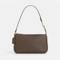 Dark Stone Pebble Leather Mini Shoulder Bag, photo 1