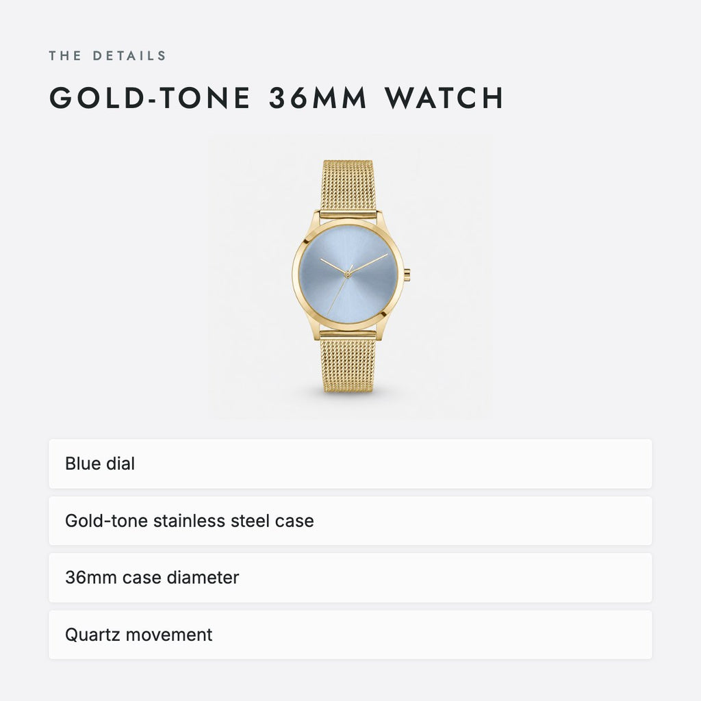Gold-tone 36mm Watch, photo 4