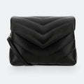 Mini Black Quilted Leather Crossbody Bag, photo 1