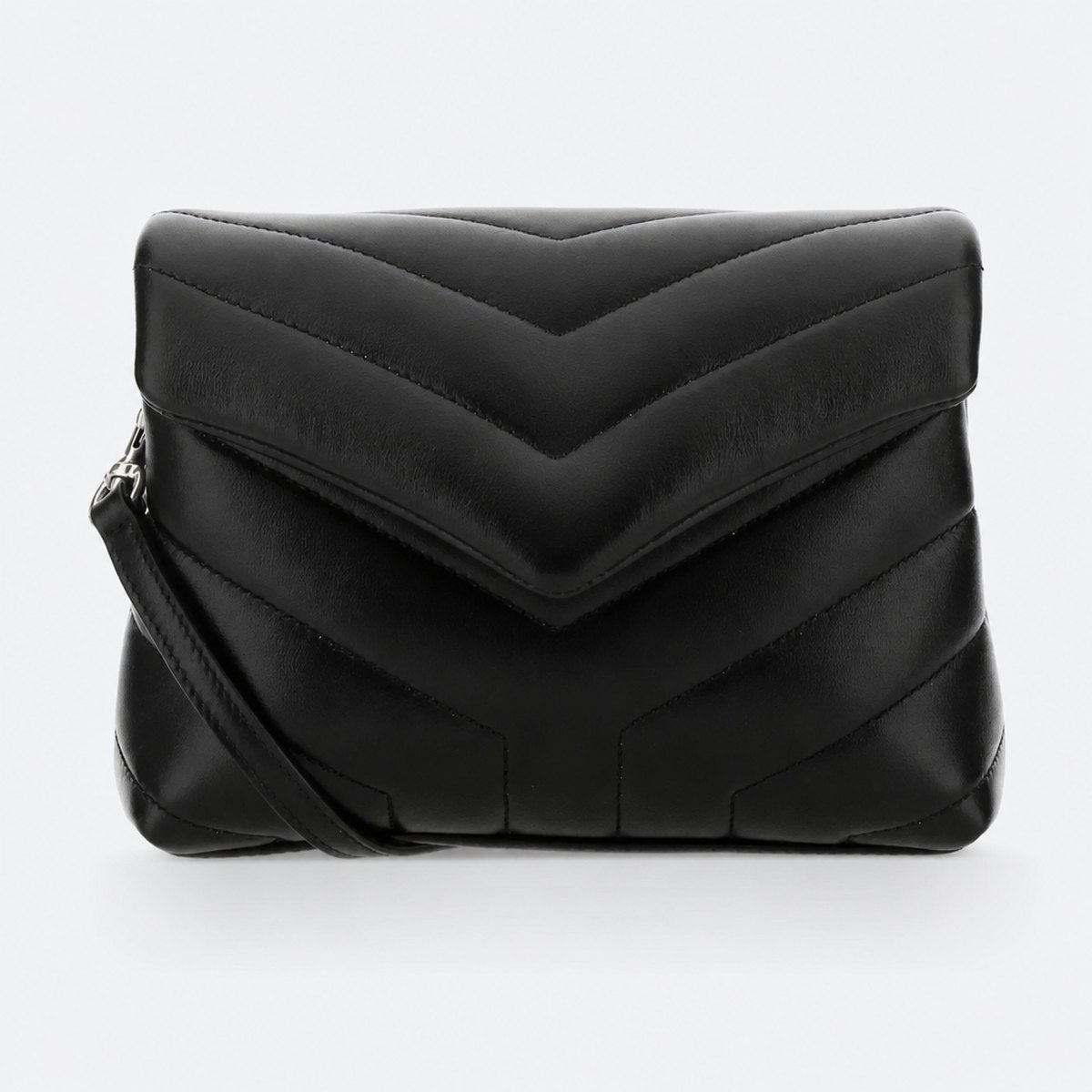 Mini Black Quilted Leather Crossbody Bag, photo 1