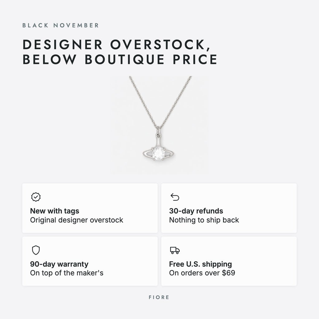 Silver-Tone Pendant Necklace with Clear Stone, photo 5