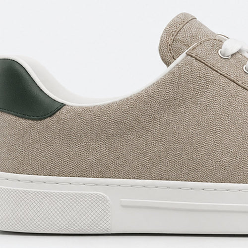 Beige Canvas Sneakers, photo 2
