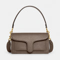Dark Stone Pebble Leather Shoulder Bag, photo 1