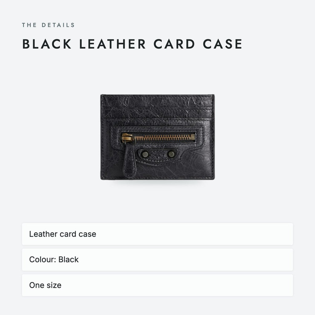 Black Leather Card Case, photo 4