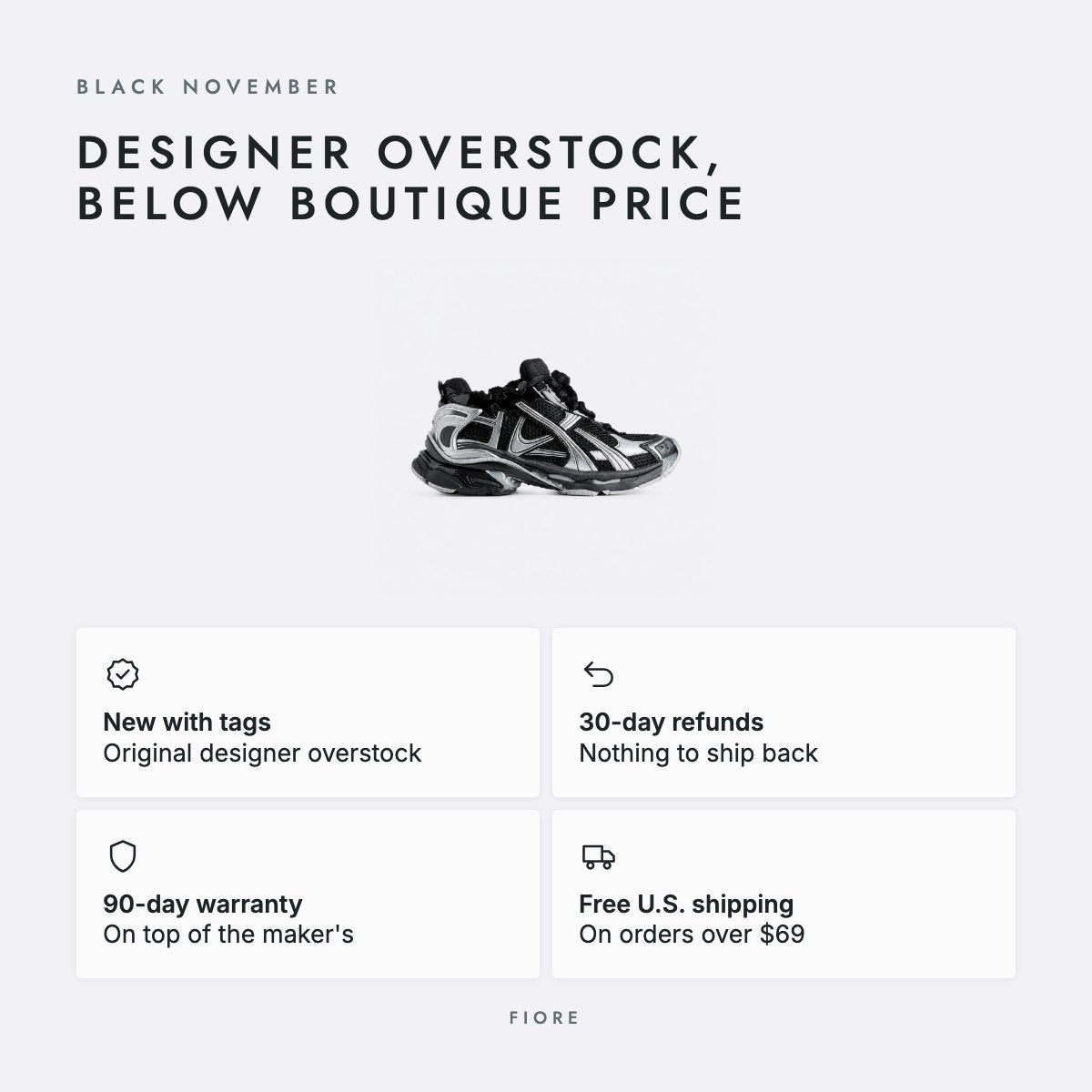 Black and Silver Layered Mesh Sneakers, photo 5