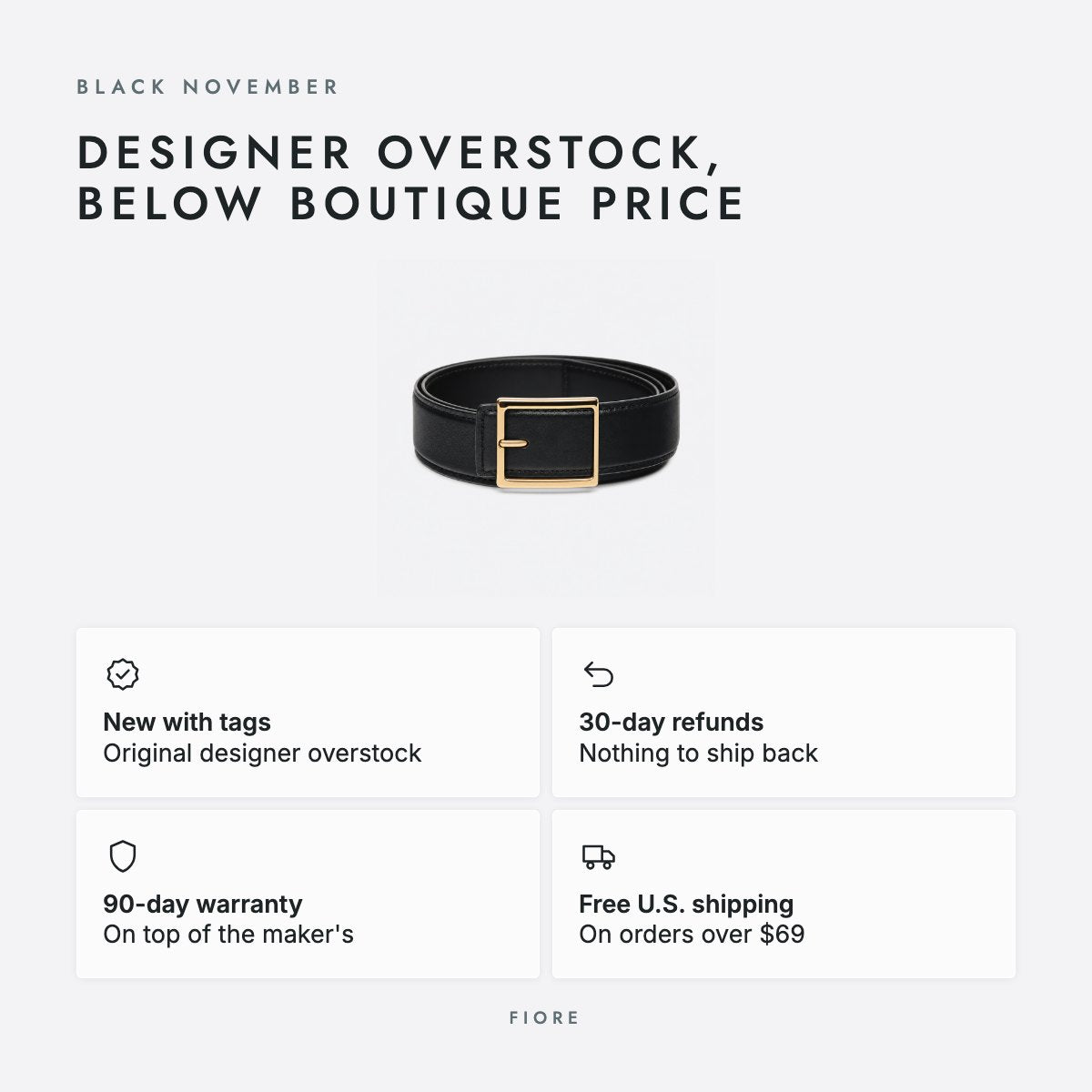 Black Leather Belt, photo 5