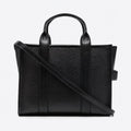 Medium Black Grained Leather Tote Bag, photo 1
