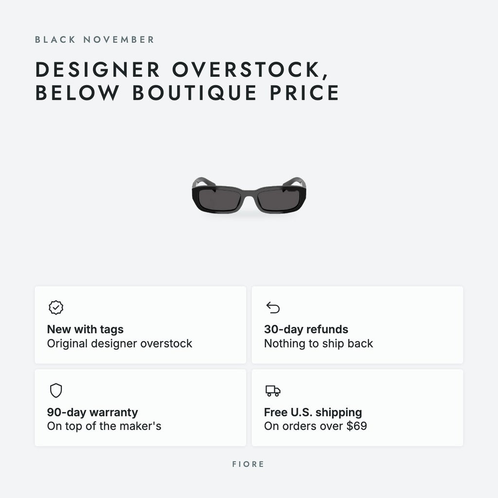 Black Rectangular Acetate Sunglasses, photo 5