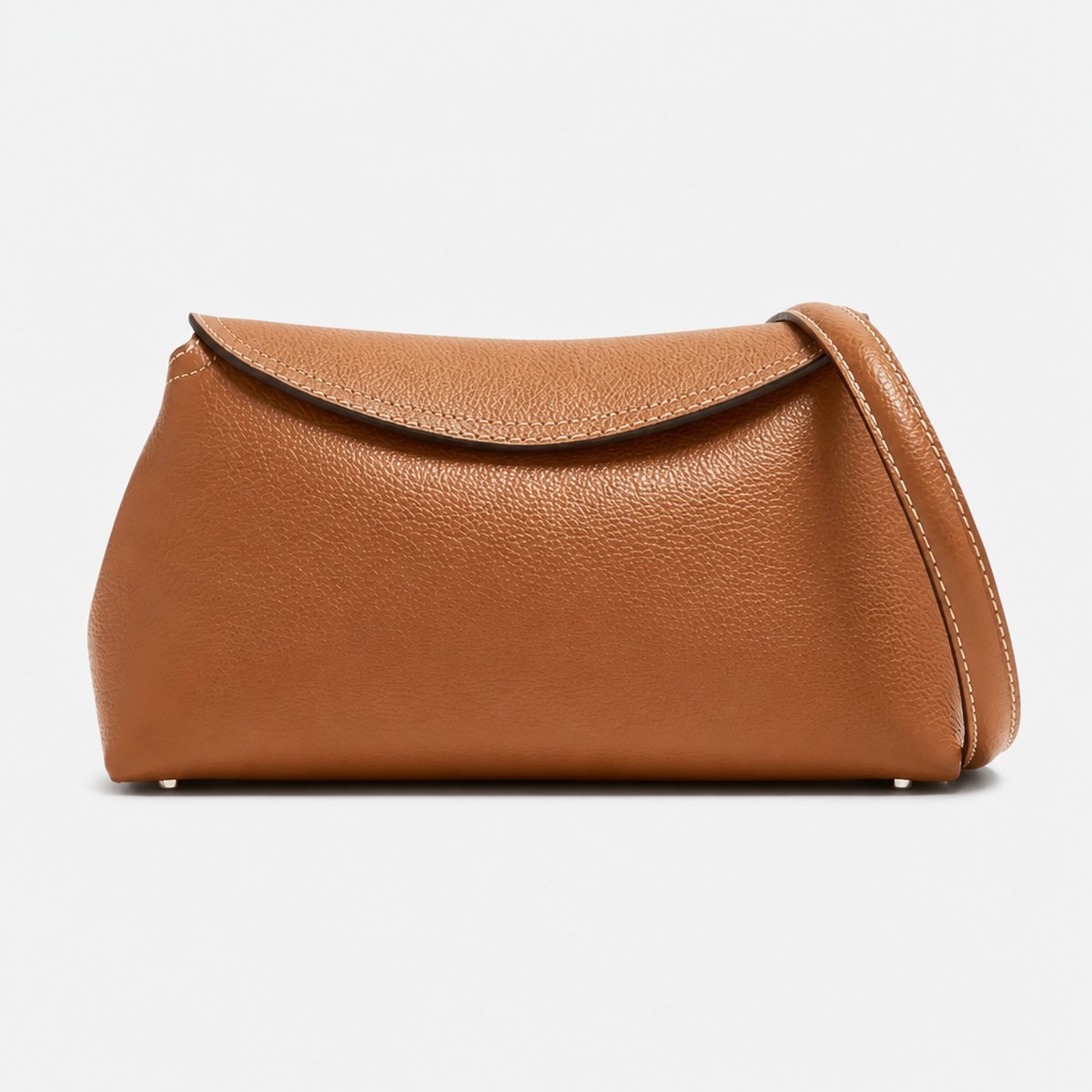 Brown Leather Shoulder Bag, photo 1