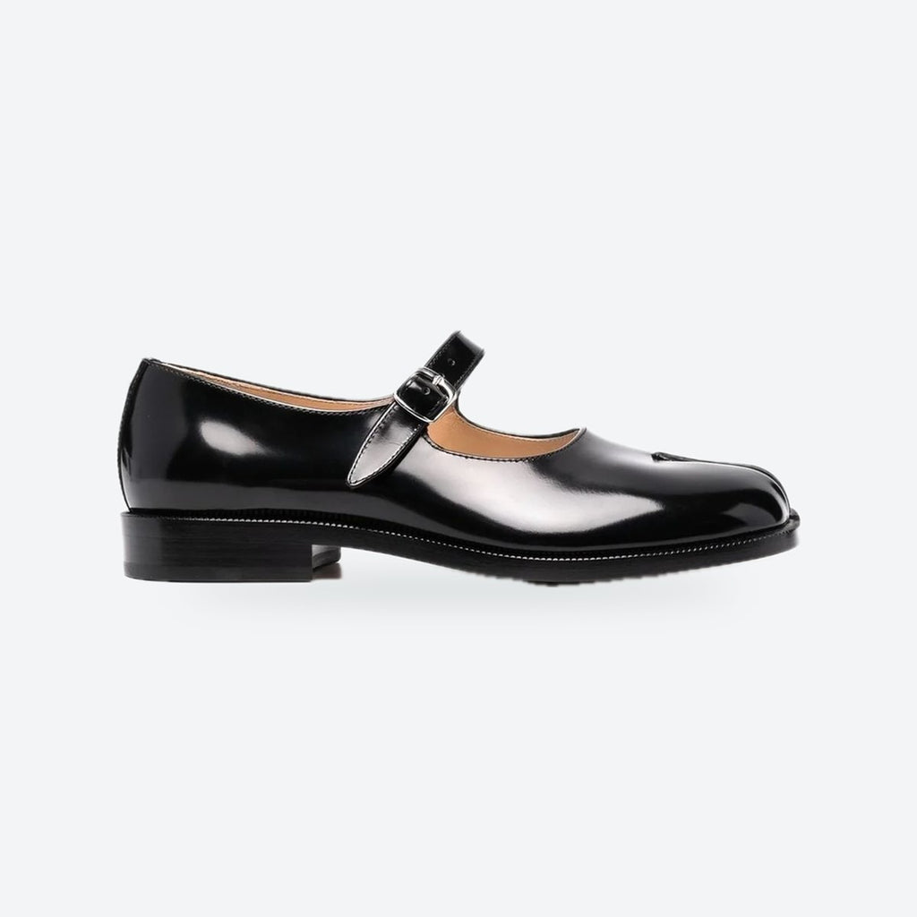 Black Patent Leather Split-Toe Mary Jane Shoes, photo 1
