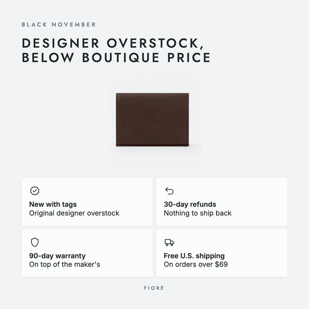 Brown Coated Canvas Card Case, photo 5