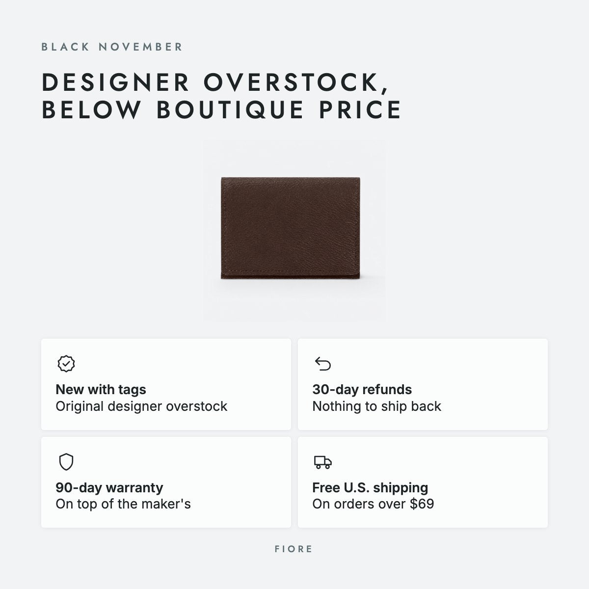 Brown Coated Canvas Card Case, photo 5