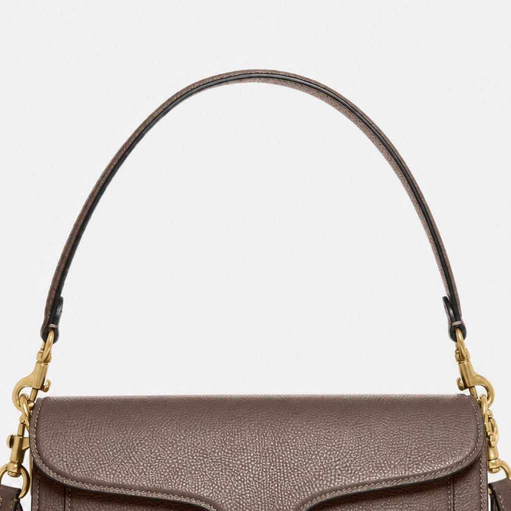 Dark Stone Pebble Leather Shoulder Bag, photo 2