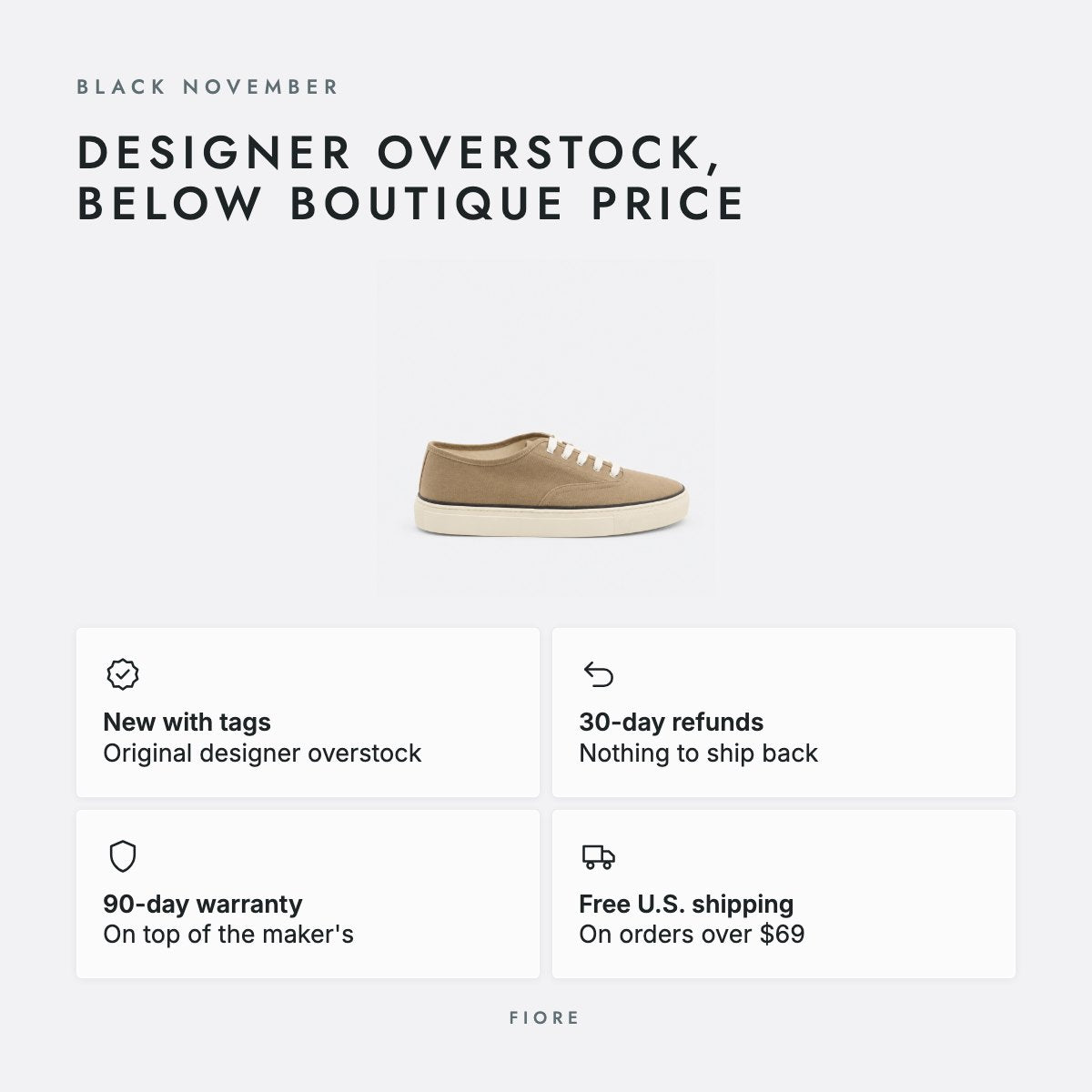Beige Cotton Sneakers, photo 5